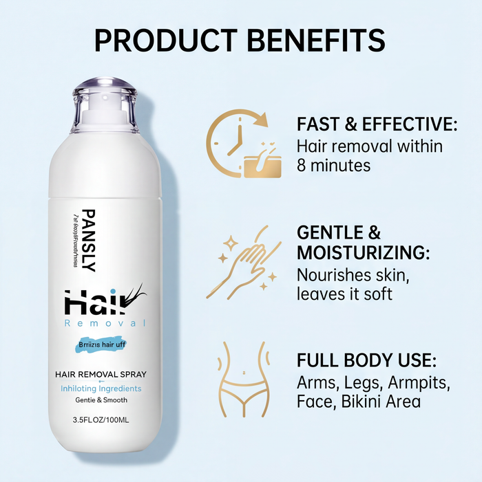 Natural Hair Removal Spray