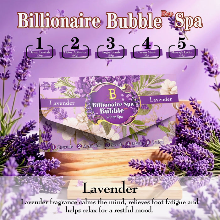 New 5 Steps Bubble Pedicure Deluxe Billionaire