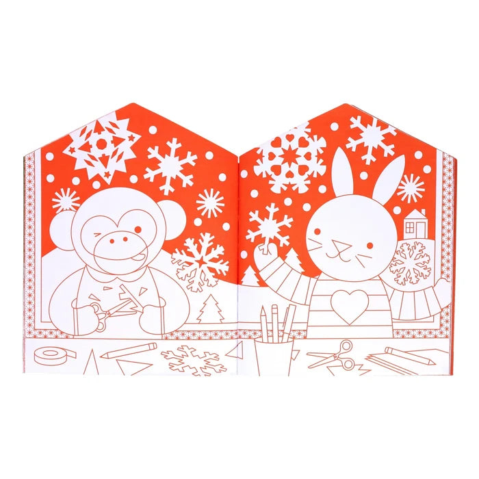 *NEW* Coloring Book + Stickers: Christmas