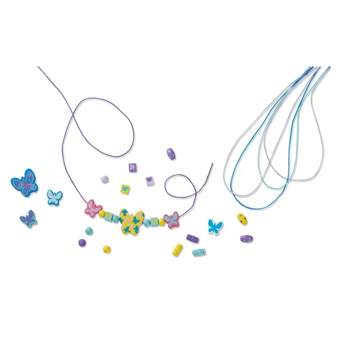 *NEW* Melissa & Doug Created by Me! Wooden Bead Kit - Butterfly Beads