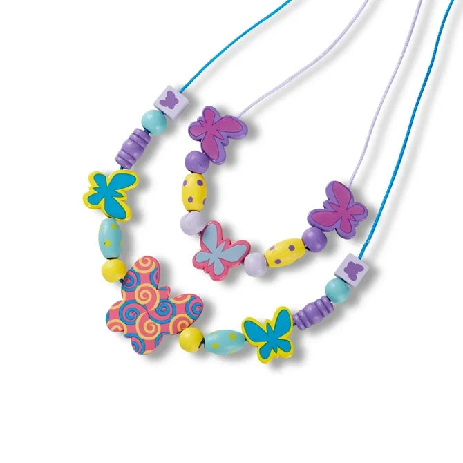 *NEW* Melissa & Doug Created by Me! Wooden Bead Kit - Butterfly Beads
