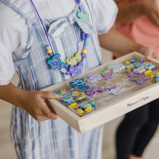 *NEW* Melissa & Doug Created by Me! Wooden Bead Kit - Butterfly Beads