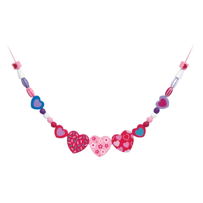 *NEW* Melissa & Doug Created by Me! Wooden Bead Kit - Heart Beads