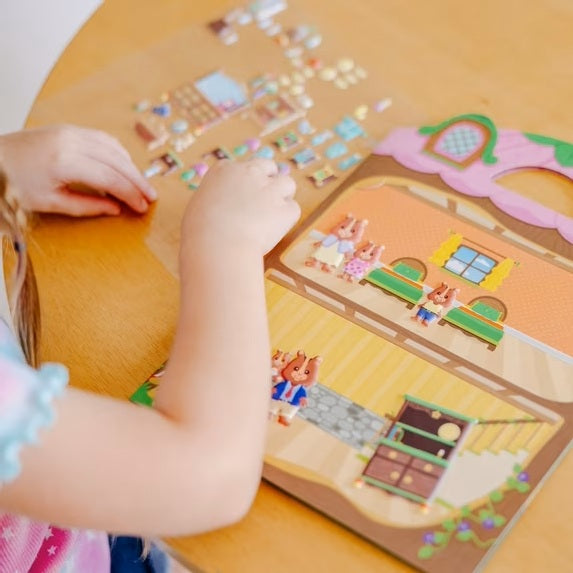 *NEW* Melissa & Doug Puffy Sticker Play Set - Chipmunk House