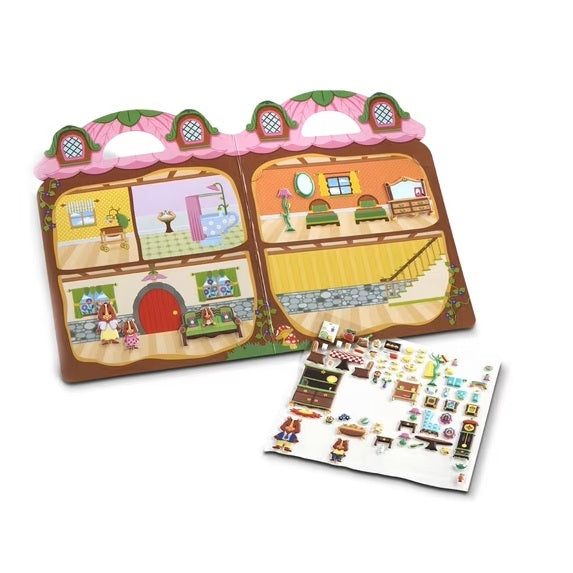 *NEW* Melissa & Doug Puffy Sticker Play Set - Chipmunk House