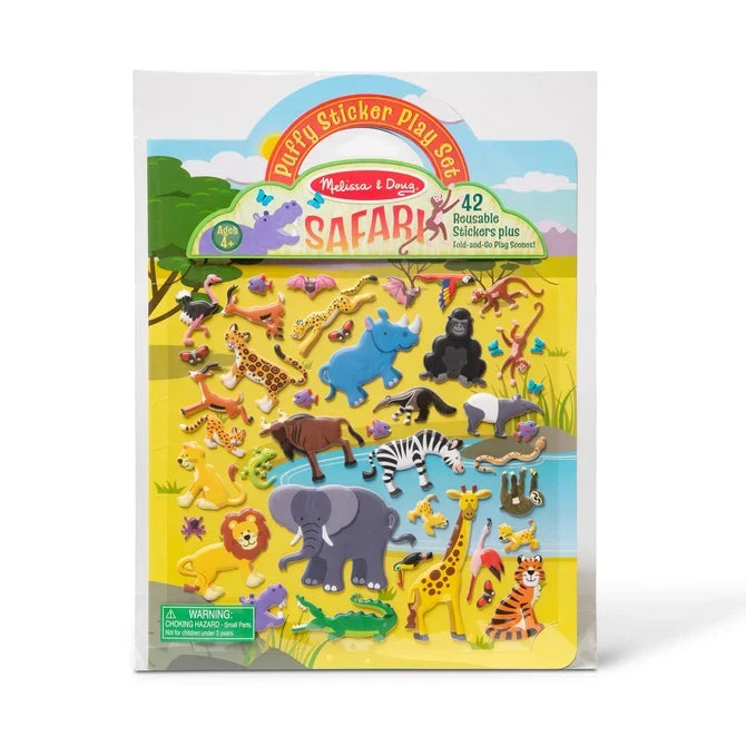 *NEW* Melissa & Doug Puffy Sticker Play Set - Safari
