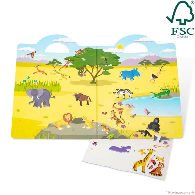 *NEW* Melissa & Doug Puffy Sticker Play Set - Safari
