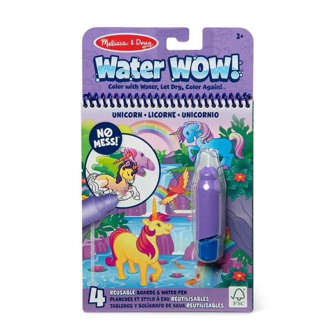 *NEW* Melissa & Doug Water WOW! Water Reveal Pad - Unicorn