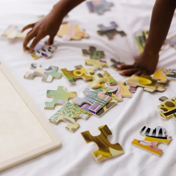 *NEW* Melissa & Doug Wooden 24-Piece Jigsaw Puzzle - African Plains