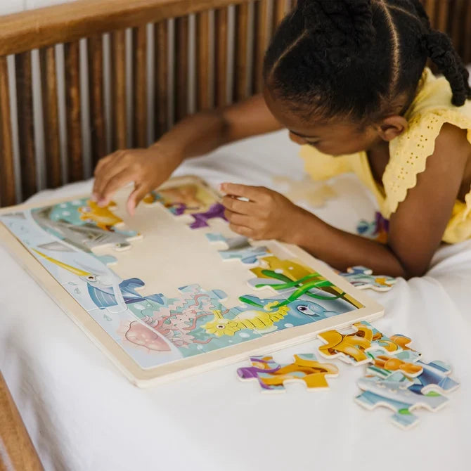 *NEW* Melissa & Doug Wooden 24-Piece Jigsaw Puzzle - Under the Sea