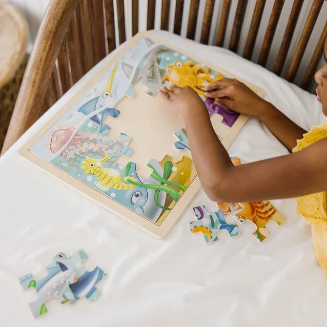 *NEW* Melissa & Doug Wooden 24-Piece Jigsaw Puzzle - Under the Sea