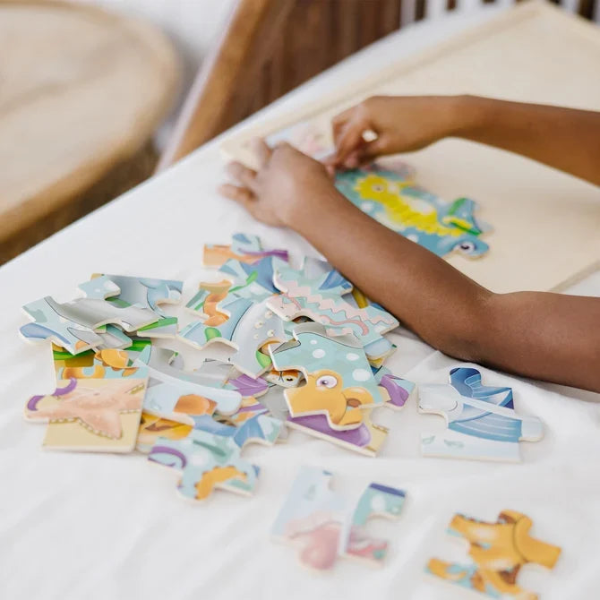 *NEW* Melissa & Doug Wooden 24-Piece Jigsaw Puzzle - Under the Sea