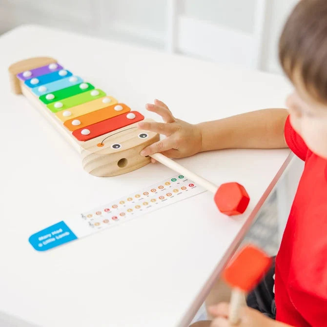 *NEW* Melissa & Doug Wooden Caterpillar Xylophone