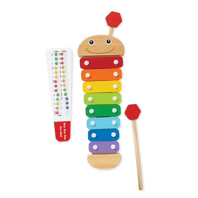 *NEW* Melissa & Doug Wooden Caterpillar Xylophone