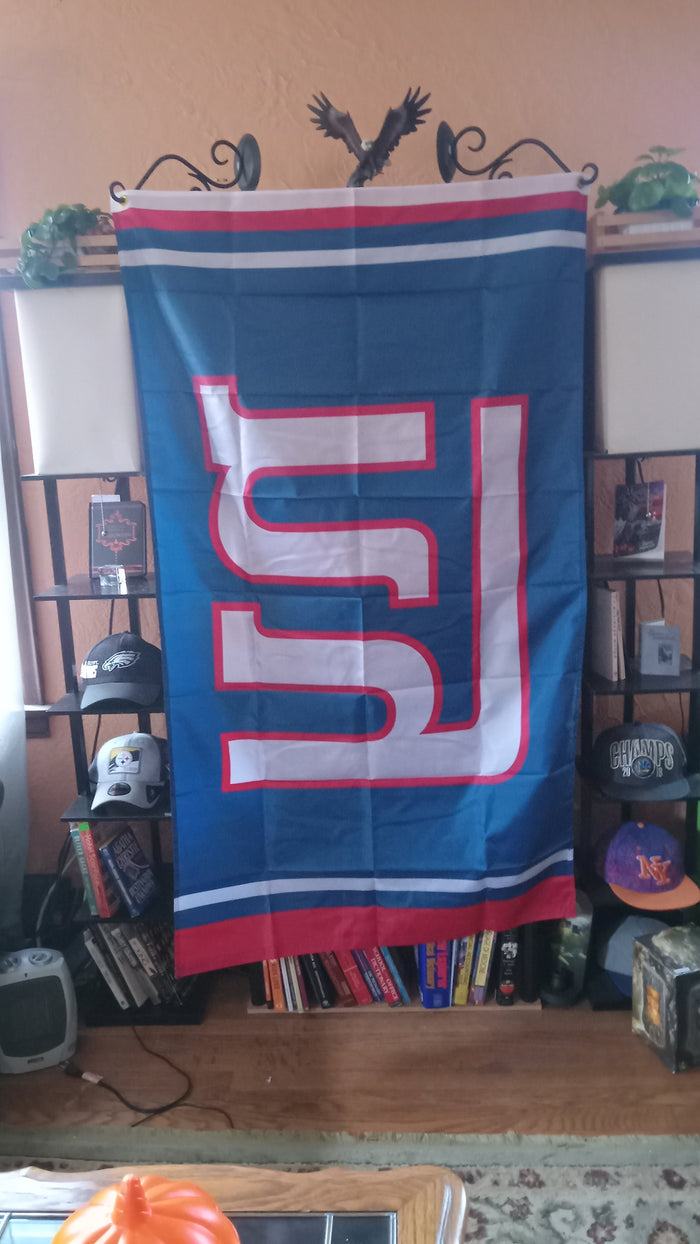 New York Giants NFL 3X5 Feet Flag Banner Wall Decor or Pole Hang