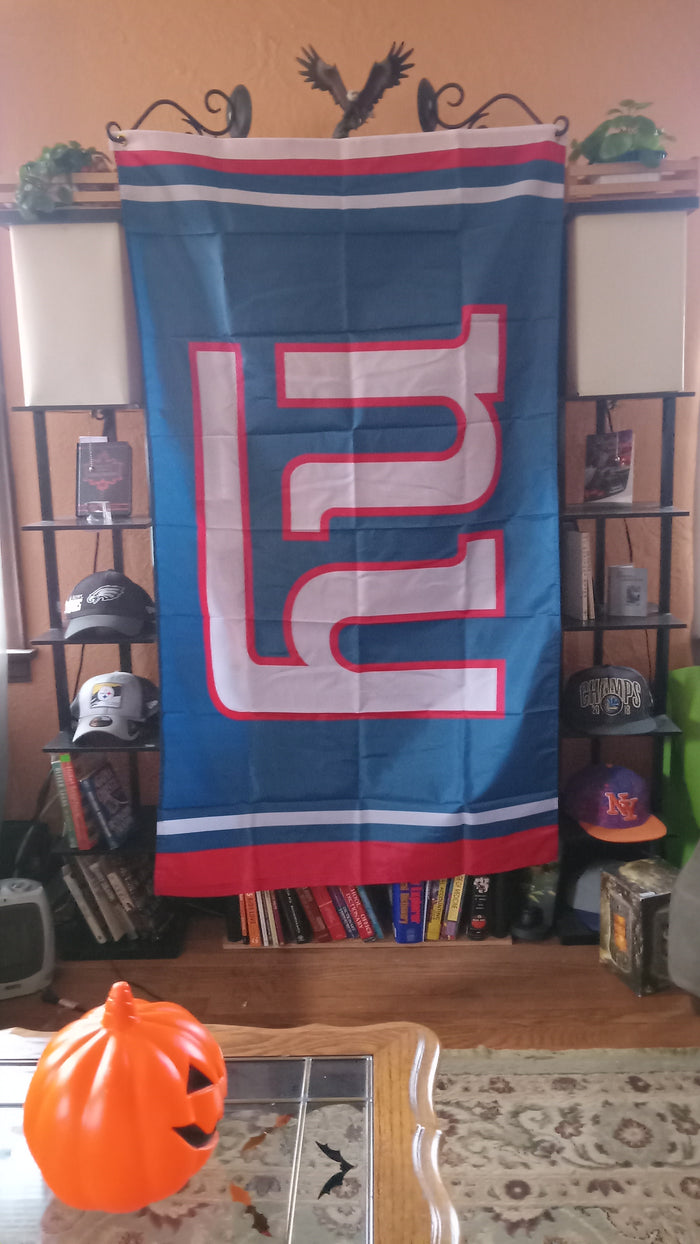 New York Giants NFL 3X5 Feet Flag Banner Wall Decor or Pole Hang