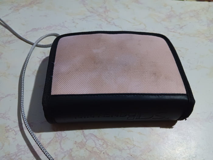 Nintendo DS Pink OEM Zippered Carrying Case Holds 6 Games & Console