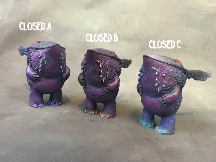 NIPNOG CAST FIGURE- PURPLE PAINTED