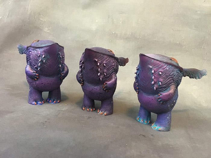 NIPNOG CAST FIGURE- PURPLE PAINTED