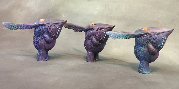 NIPNOG CAST FIGURE- PURPLE PAINTED