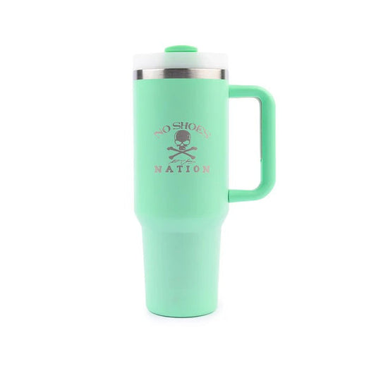 No Shoes Nation Mint Tumbler