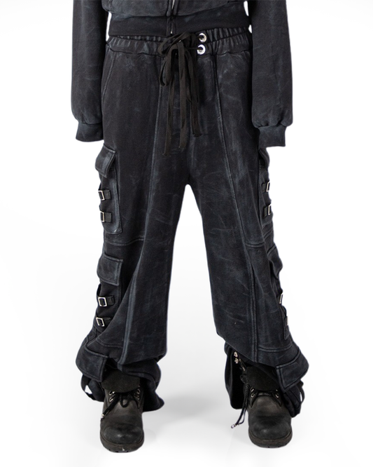 "OBSIDIA" WAXED CARGOSWEATS