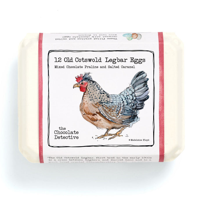 Bar of soap with a chicken illustration and text on a white background