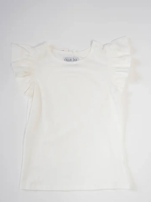 Ollie Jay Flutter Tee-White