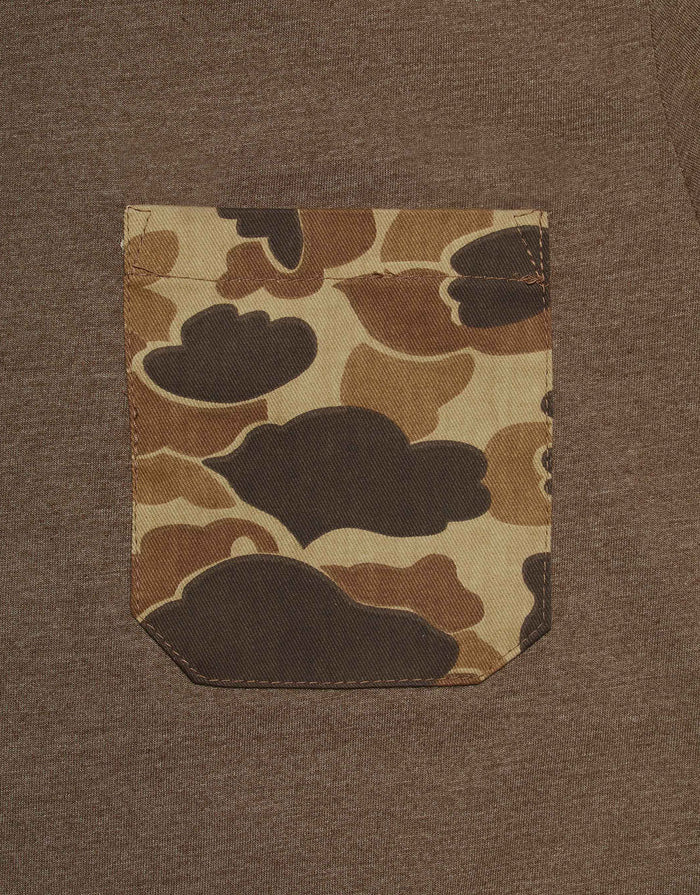Original Camo Pocket Tee | Sepia | Ball and Buck