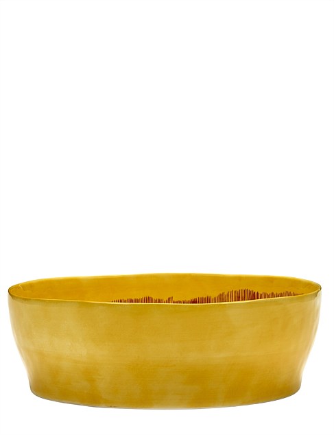 OTTOLENGHI SALAD BOWL FEAST | Yellow + Red Stripes - Darling & Domain