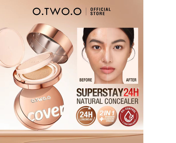 O.TWO.O ALL DAY SOFT FOCUS POWDER AND CUSHION CREAM