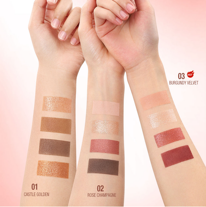 O.TWO.O LUXURIOUS DAZZLING EYESHADOW PALETTE
