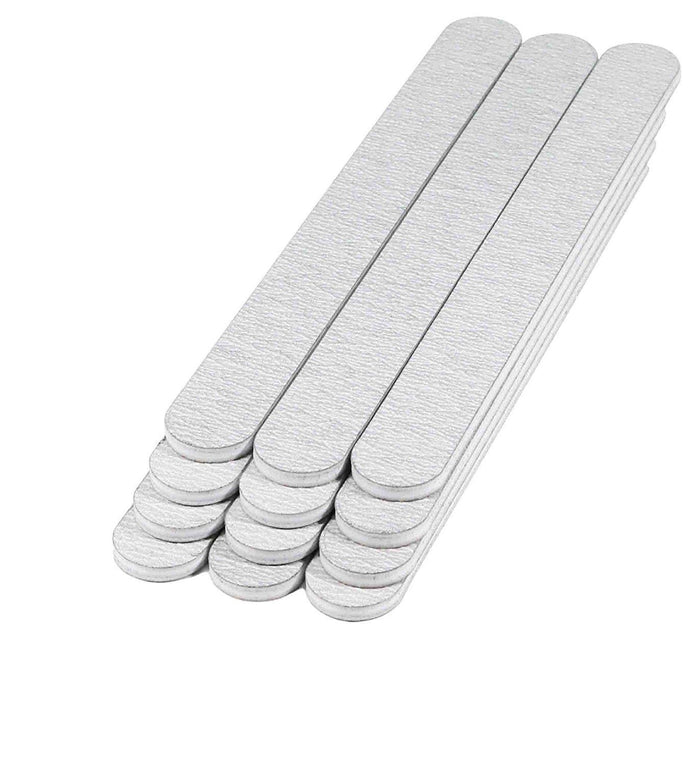 Pack of 12 - Zebra Nail Files, Professional Quality Grit 80/80  - (Made in USA)