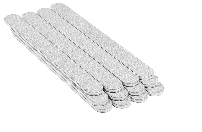 Pack of 12 - Zebra Nail Files, Professional Quality Grit 80/80  - (Made in USA)