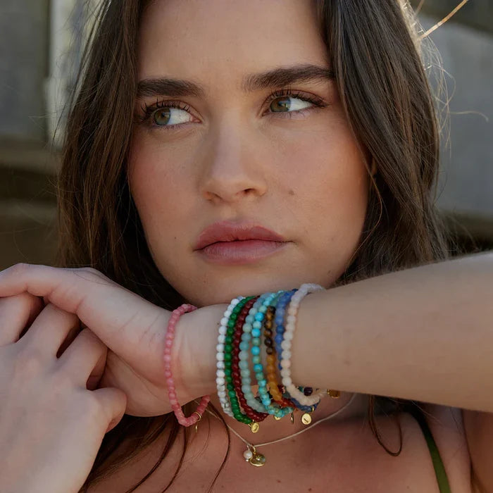 Palas White Howlite Healing Gem Bracelet