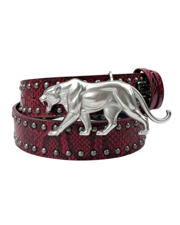 PANTHER BELT RED SNAKE