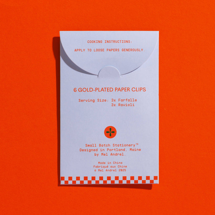 Pasta Paper Clips