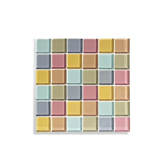 Pastel Sprinkles Glass Tile Decorative Tray