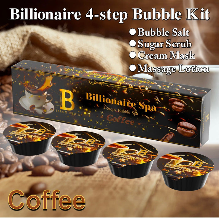 Pedicure Deluxe 4 Steps Bubble Kit - Billionaire - 50 boxes per case