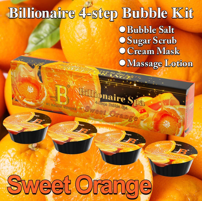 Pedicure Deluxe 4 Steps Bubble Kit - Billionaire - 50 boxes per case
