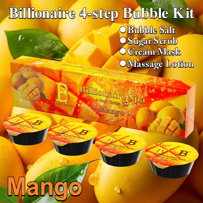 Pedicure Deluxe 4 Steps Bubble Kit - Billionaire - 50 boxes per case
