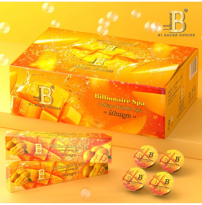Pedicure Deluxe 4 Steps Bubble Kit - Billionaire - 50 boxes per case