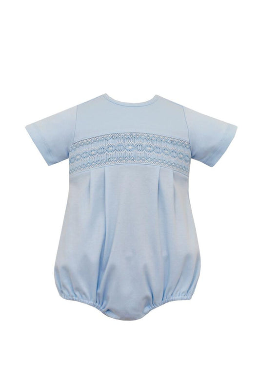 Petit Bebe Luca Blue Knit Bubble