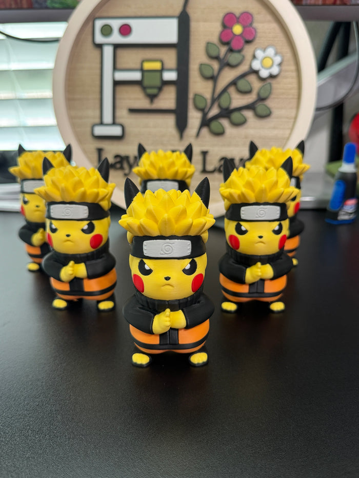 Pikachu x Naruto Figurine