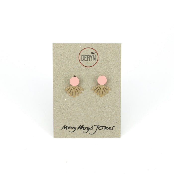 Pink Stud Earrings - Mary Lloyd Jones