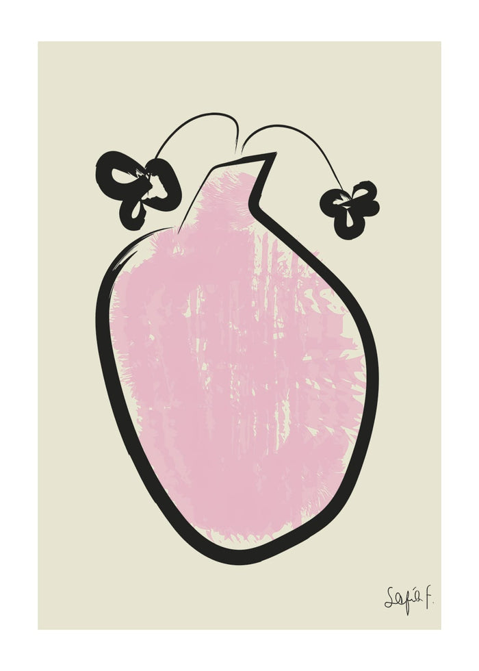 Pink Vase by Sofia Freixas