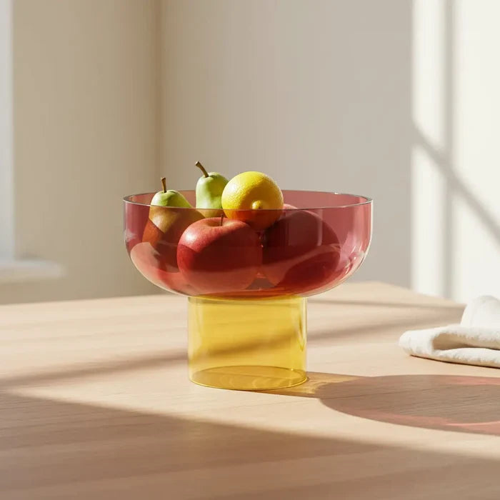 Pink Yellow Tip Top Bowl