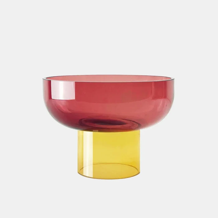 Pink Yellow Tip Top Bowl