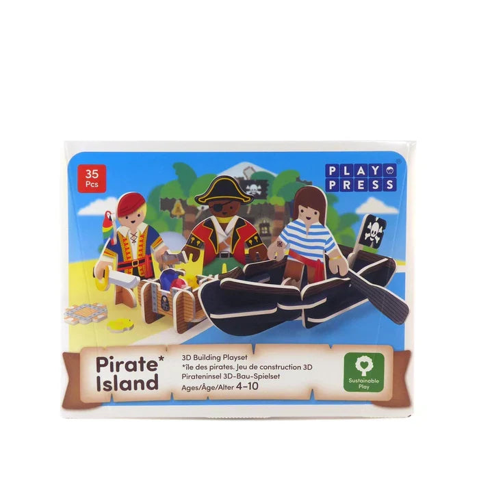 'Pirate Island' -  a sustainably managed playset from Playpress