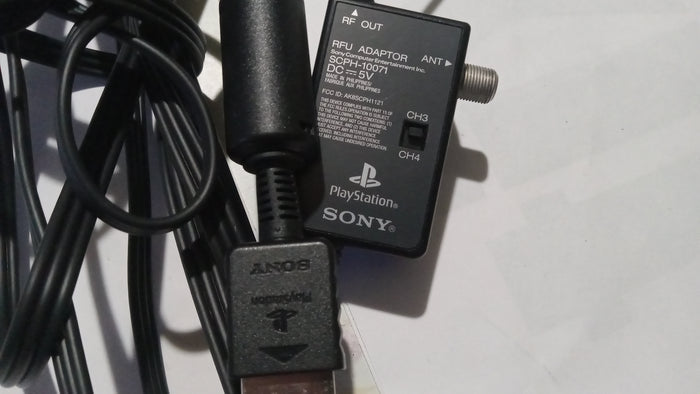 Playstation RF Switch Cable Sony OEM TV Adapter Cord SCPH-10071 PS1 PS2